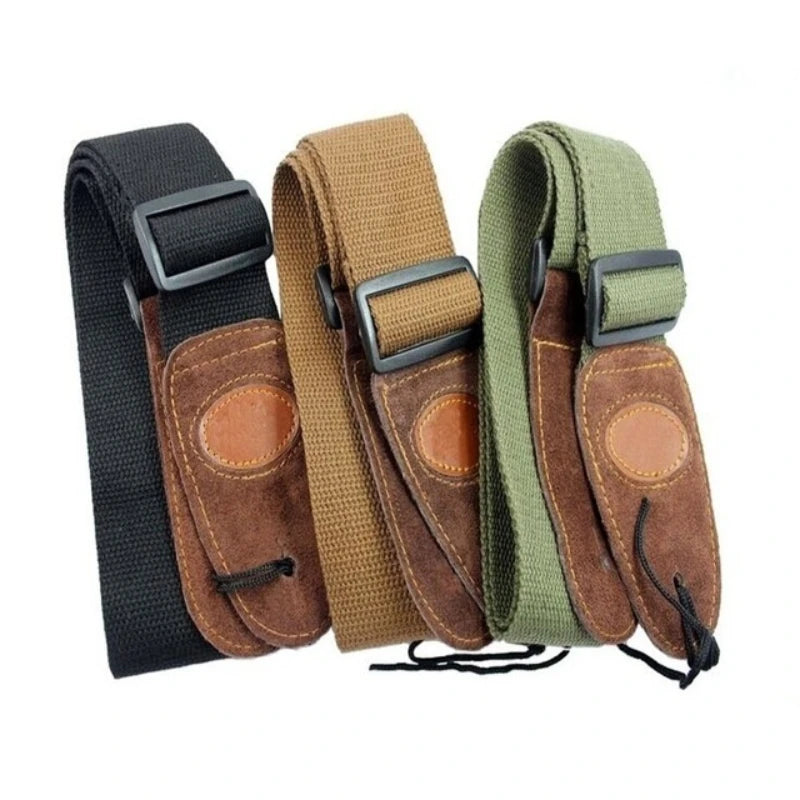 Cowhide Head Cotton Guitar Strap — Swuffy