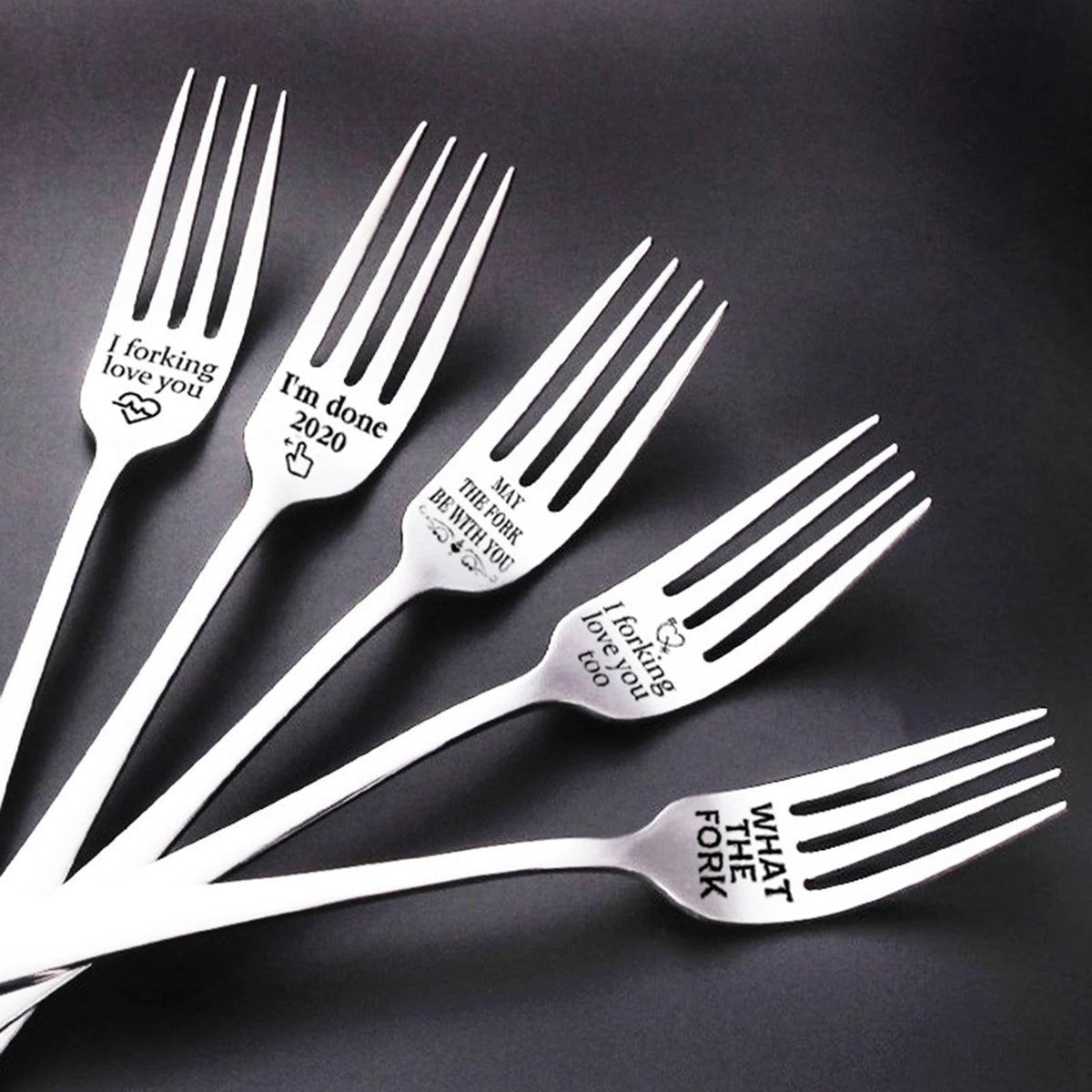 Engraved Fork Gift Husband Wife — Swuffy