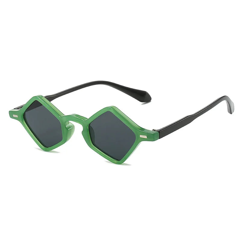 Small Irregular Square Punk Sunglasses — Swuffy