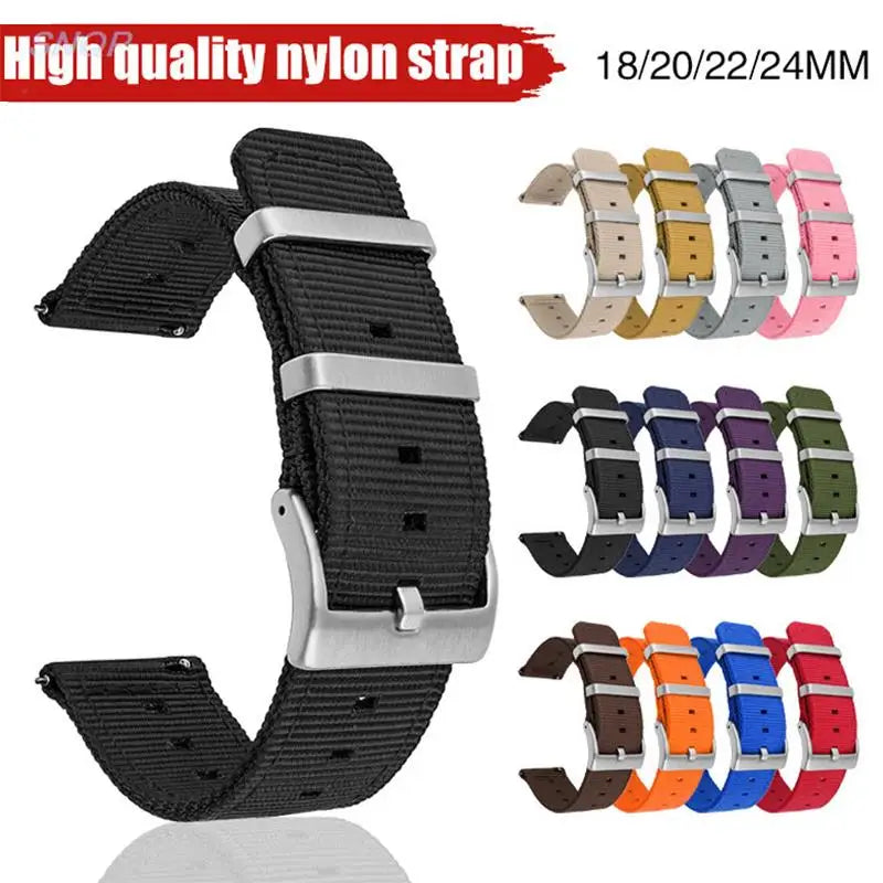 Weave Nylon Strap Stainless Steel — Swuffy