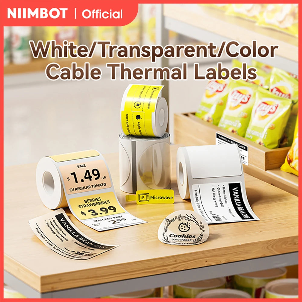 Niimbot Roll Waterproof Sticker Cable — Swuffy