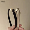 Hairband Side Knot Pearls Headband — Swuffy