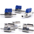 Blue Silver Ball Valve Stainless — Swuffy