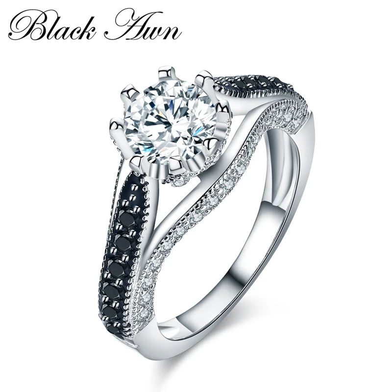 Black Awn Rings Classic Silver — Swuffy