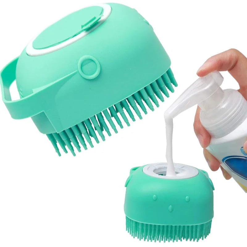 Pet Grooming Shampoo Brush — Swuffy