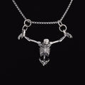 Silver Plated Skull Pendant — Swuffy