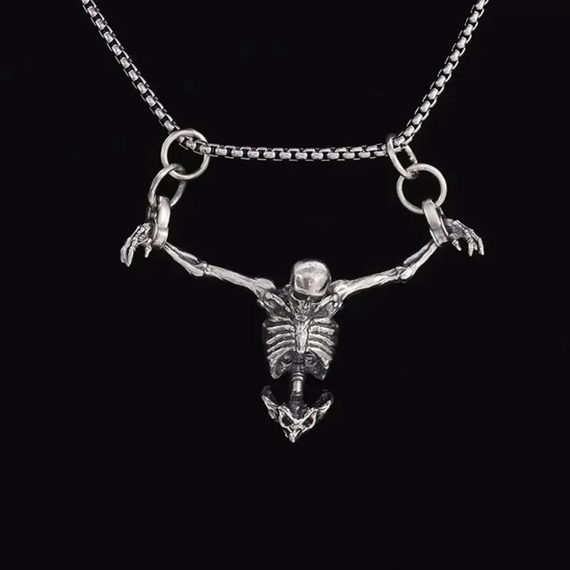 Silver Plated Skull Pendant — Swuffy