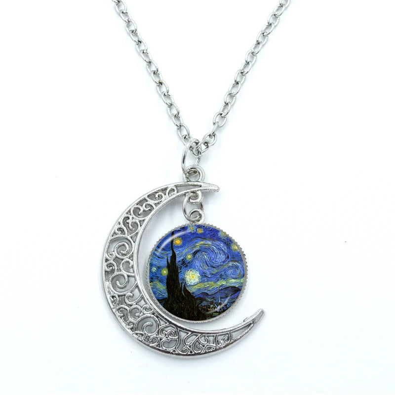 Van Gogh Starry Night Necklace — Swuffy