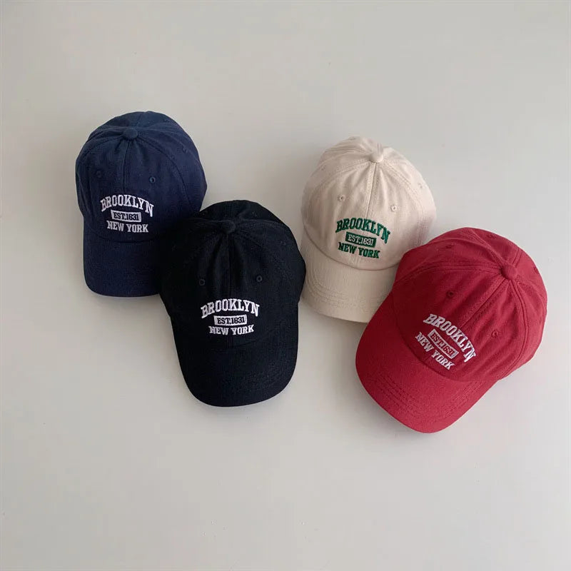 Letter Embroidery Baseball Cap Kids — Swuffy