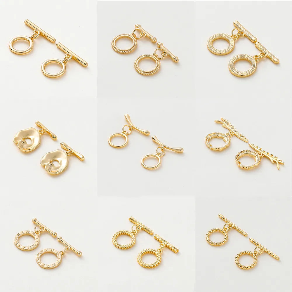 Sets Gold Plated Brass Toggle — Swuffy