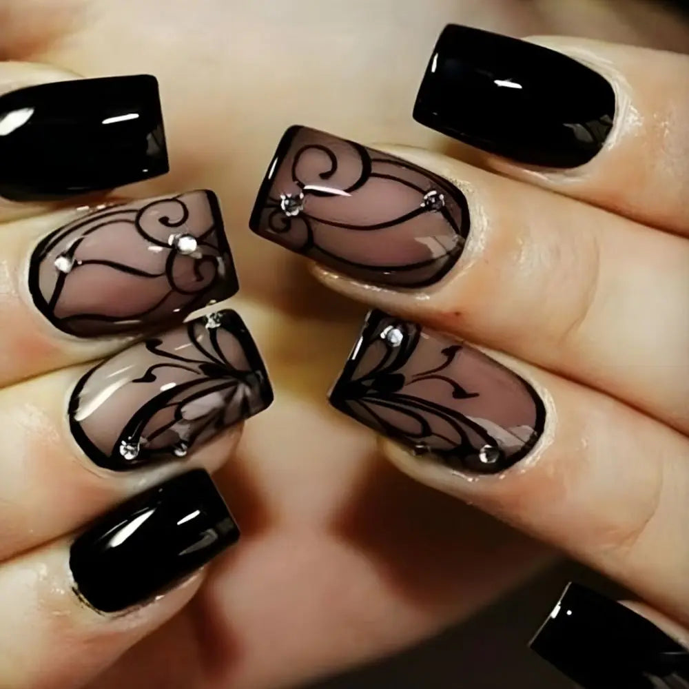 French Square Head False Nails — Swuffy