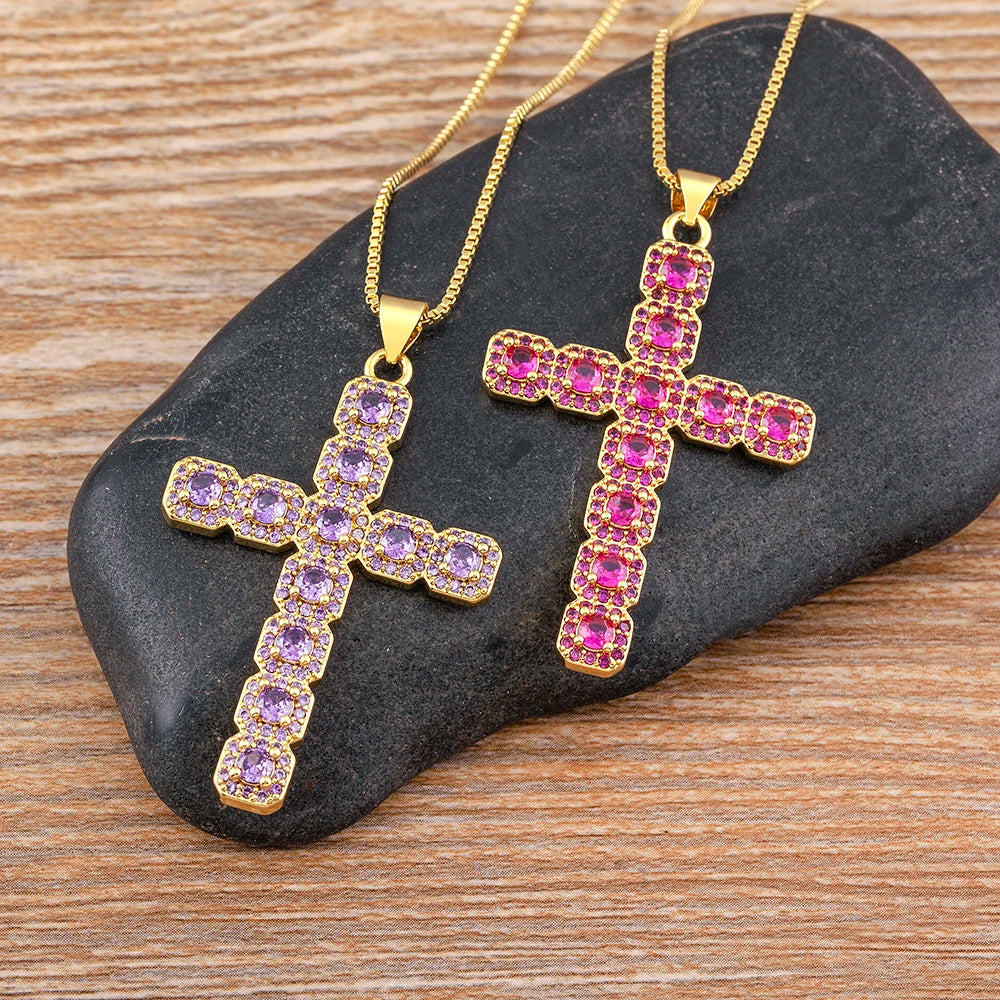 Aibef Cross Pendant Necklace Classic — Swuffy