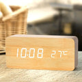 Wooden Digital Alarm Clock LED — Swuffy