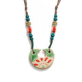 Handmade Vintage Ceramic Necklace Retro — Swuffy