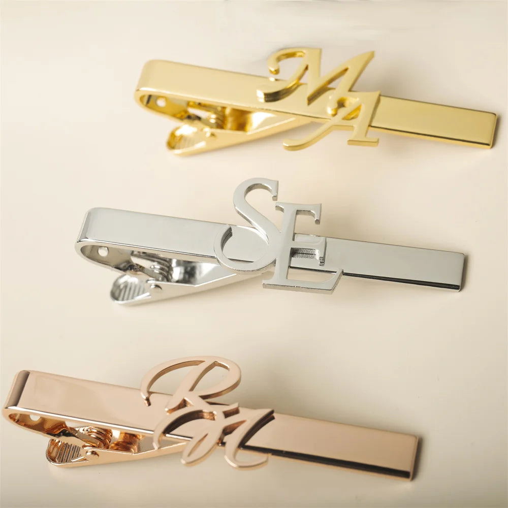 Tangula Custom Initial Tie Clip — Swuffy