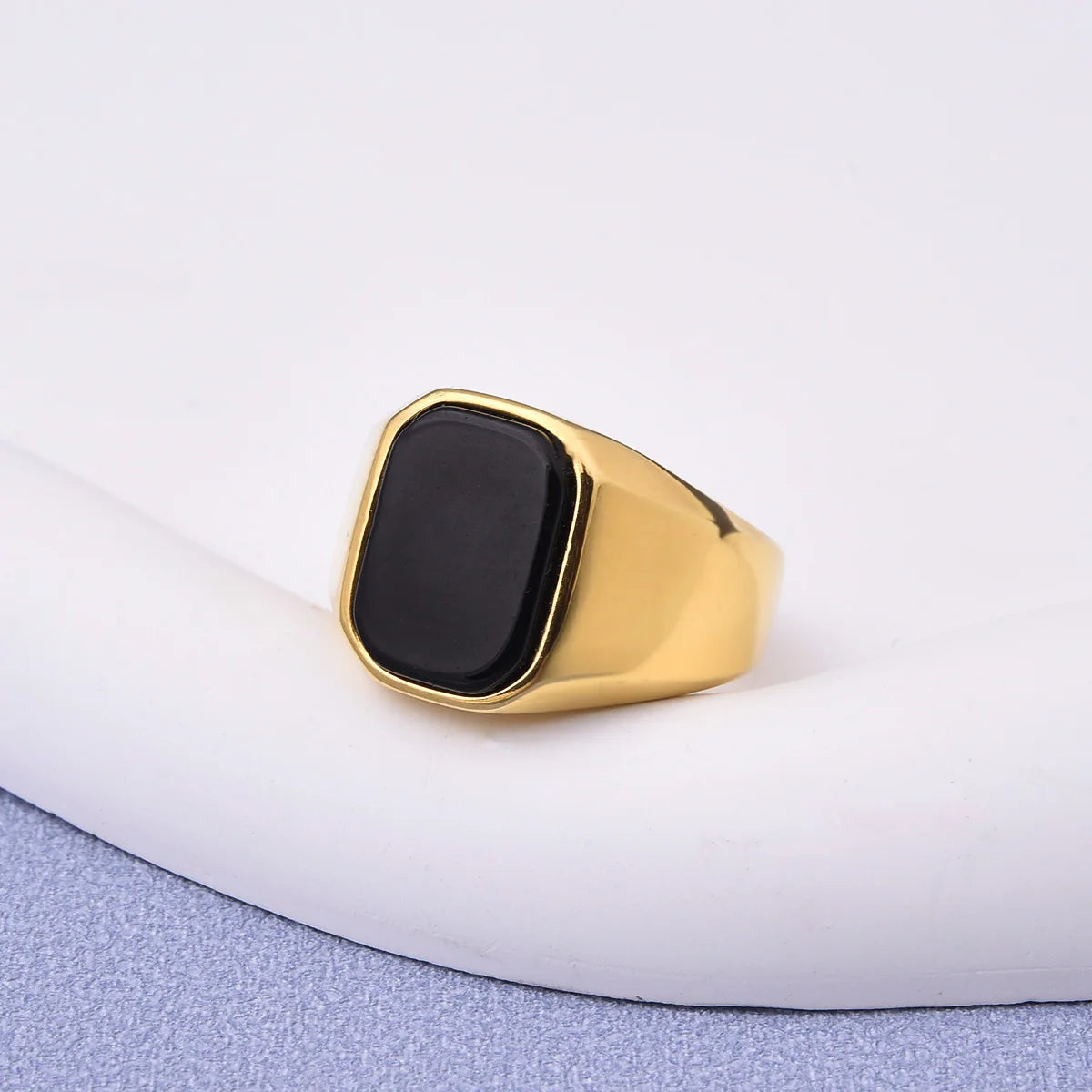 Lstainless Steel Onyx Gilded Gem — Swuffy