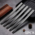 Chopsticks Stainless Steel Non Slip — Swuffy