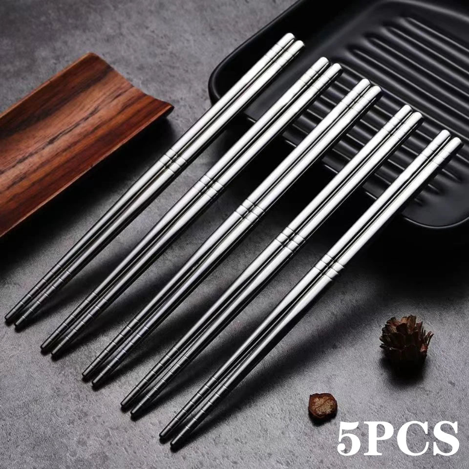 Chopsticks Stainless Steel Non Slip — Swuffy