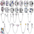 Sterling Silver Charm Spacer Clip — Swuffy