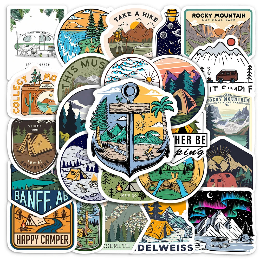 Camping Adventure Stickers — Swuffy
