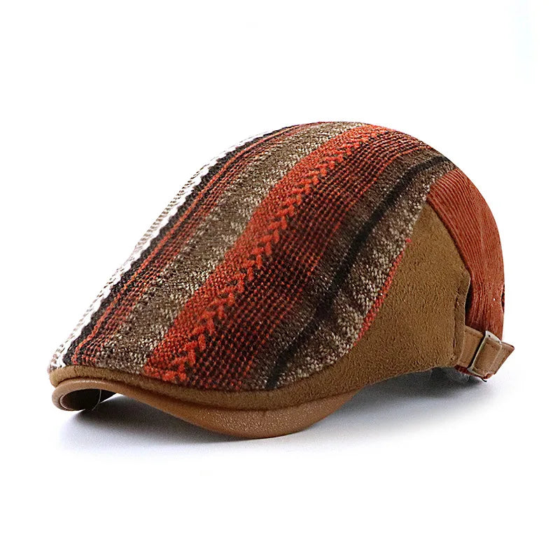 Adjustable Newsboy Hats Flat Cap — Swuffy