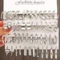 Silver Pearl Twist Hoop Earrings — Swuffy