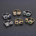 Huitan Geometric Shaped Cuff Opening — Swuffy