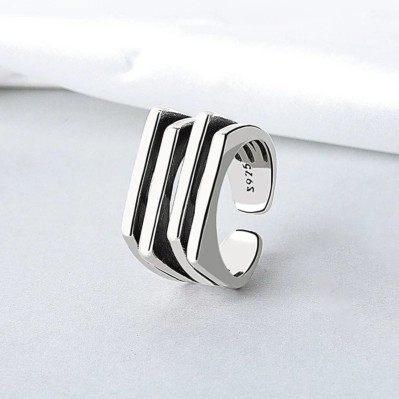 Panjbj Sterling Silve Multilayer Irregular — Swuffy