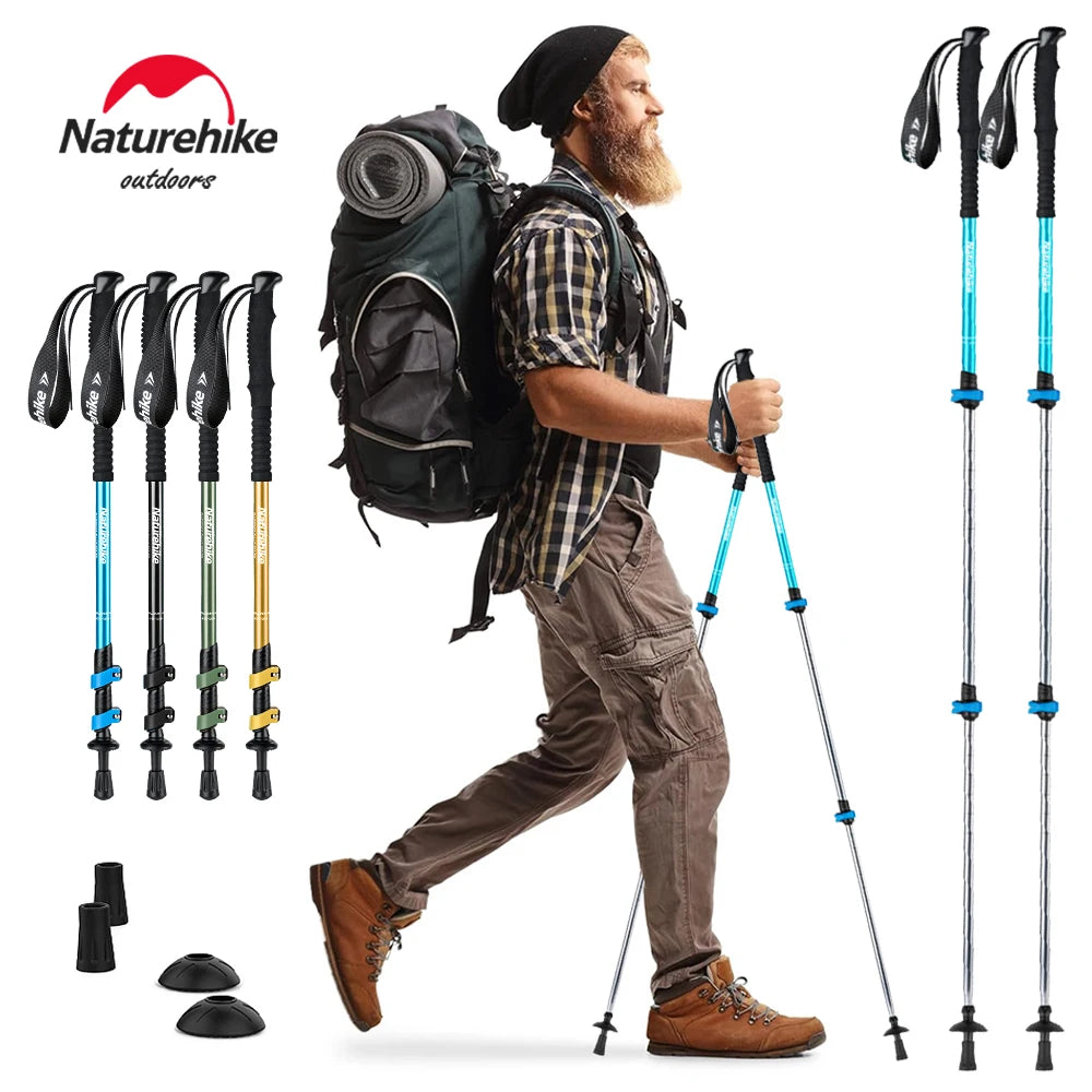 Naturehike Hiking Poles Three Sections — Swuffy