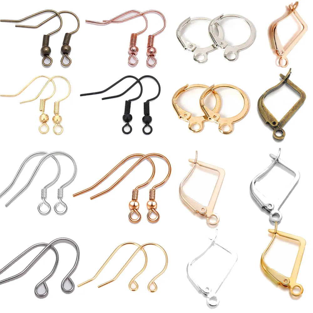Nuvora 20- French Earrings Clasps Hooks Fittings Diy — Nuvora