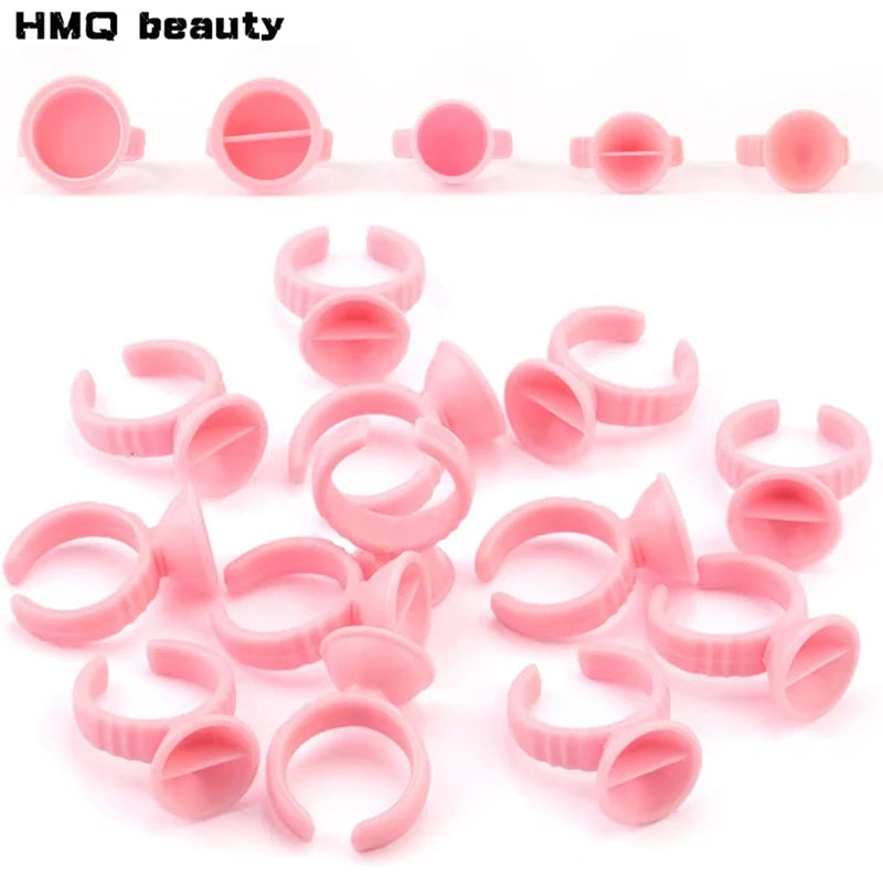 Disposable Glue Rings Plastic Permanent — Swuffy