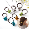 Flower Hair Band Girls Scrunchies — Swuffy