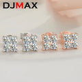 Djmax Moissanite Stud Earrings Sterling — Swuffy