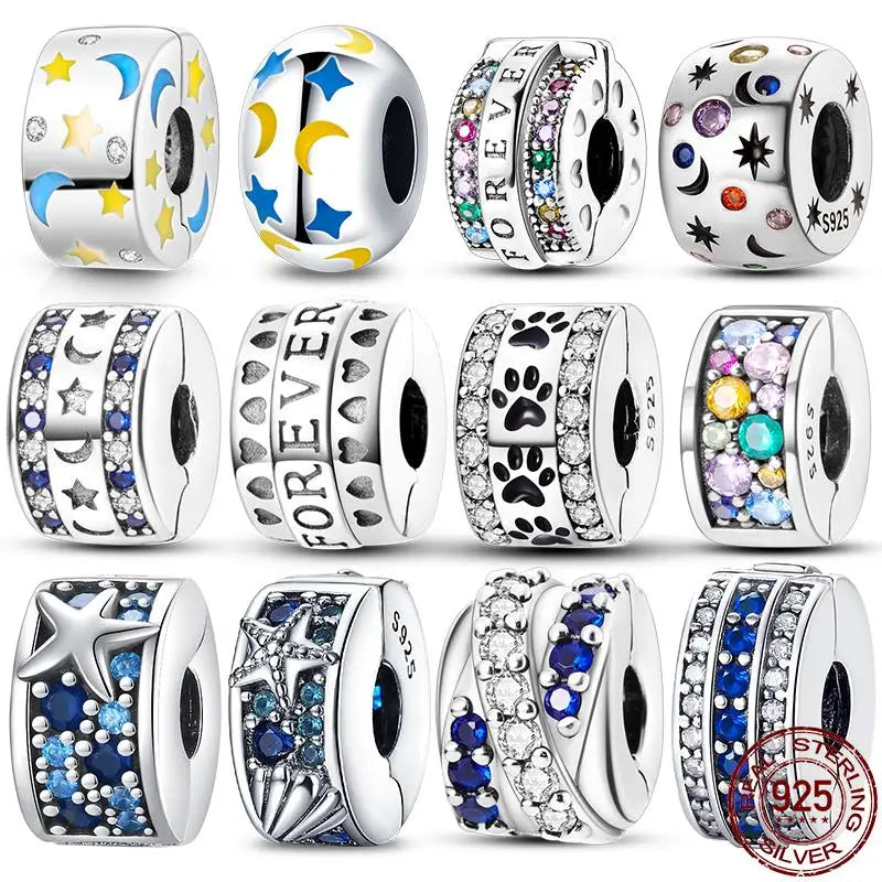 Sterling Silver Clasp Silver Charms — Swuffy