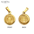 Aceroll Stainless Steel Catholic Pendant — Swuffy