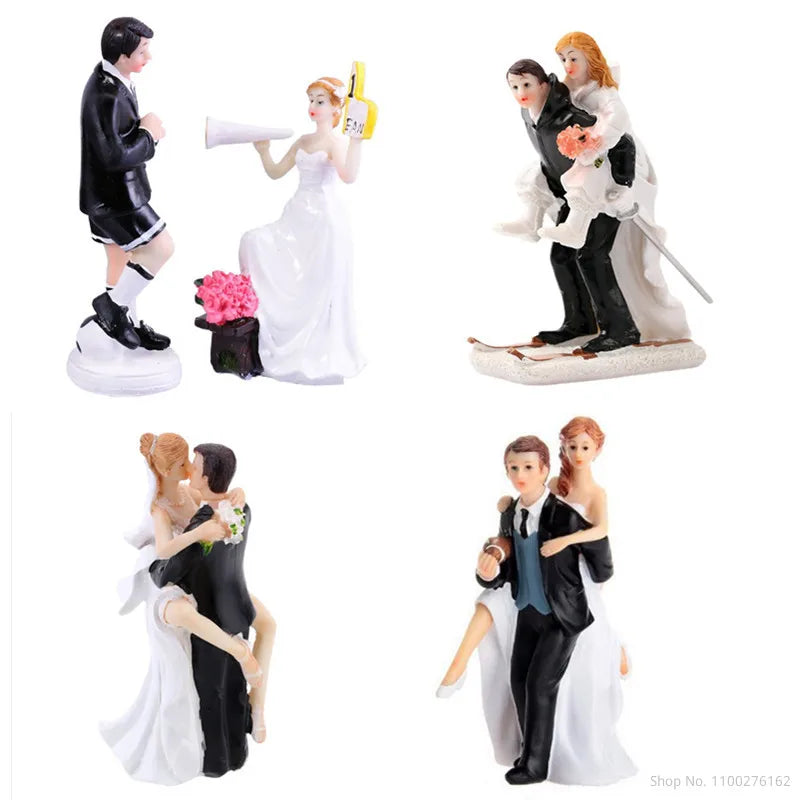 Wedding Romantic Bride Groom Toppers — Swuffy