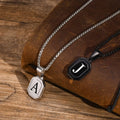 Custom Initial Geometric Necklaces Waterproof — Swuffy