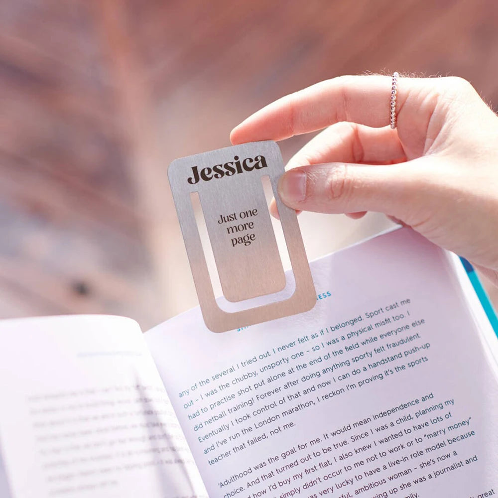 Customized Stainless Steel Bookmarks Students — Swuffy