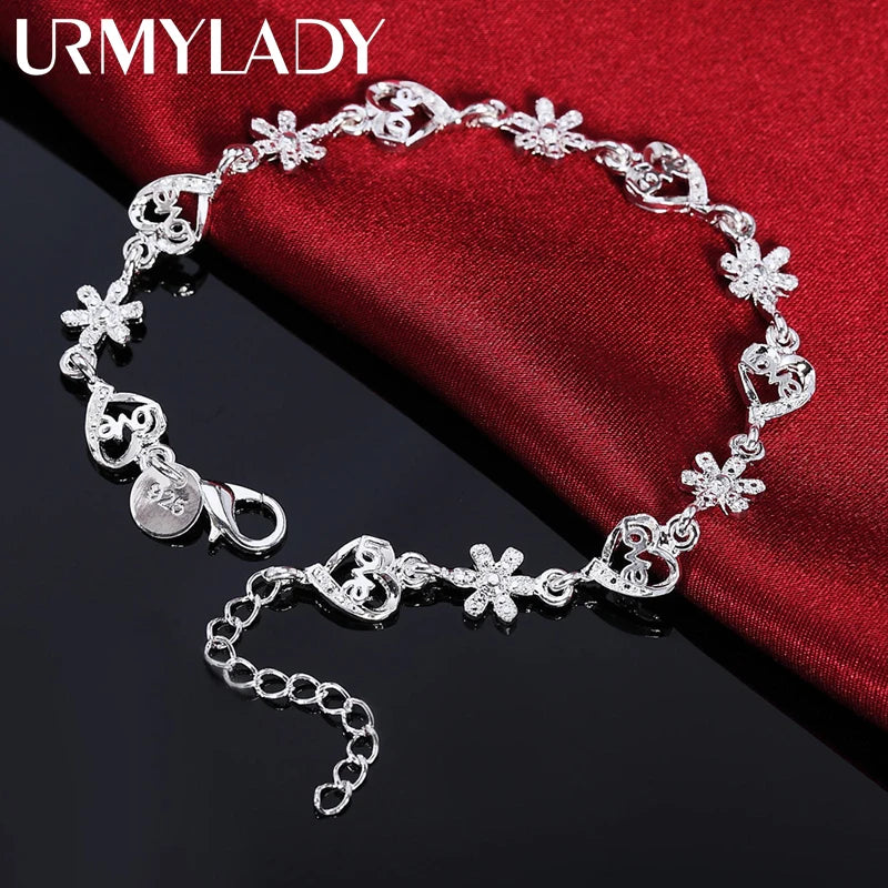 Fine Sterling Silver Bracelet Crystal — Swuffy