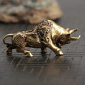Brass Lucky Bullfighting Statue Home — Swuffy
