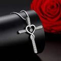 Exquisite Sparkling Crystal Cross Pendant — Swuffy