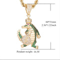Hip Hop Dollar Crocodile Necklace — Swuffy