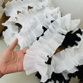 Pleated Lace Fabric Needlework Ribbon — Swuffy