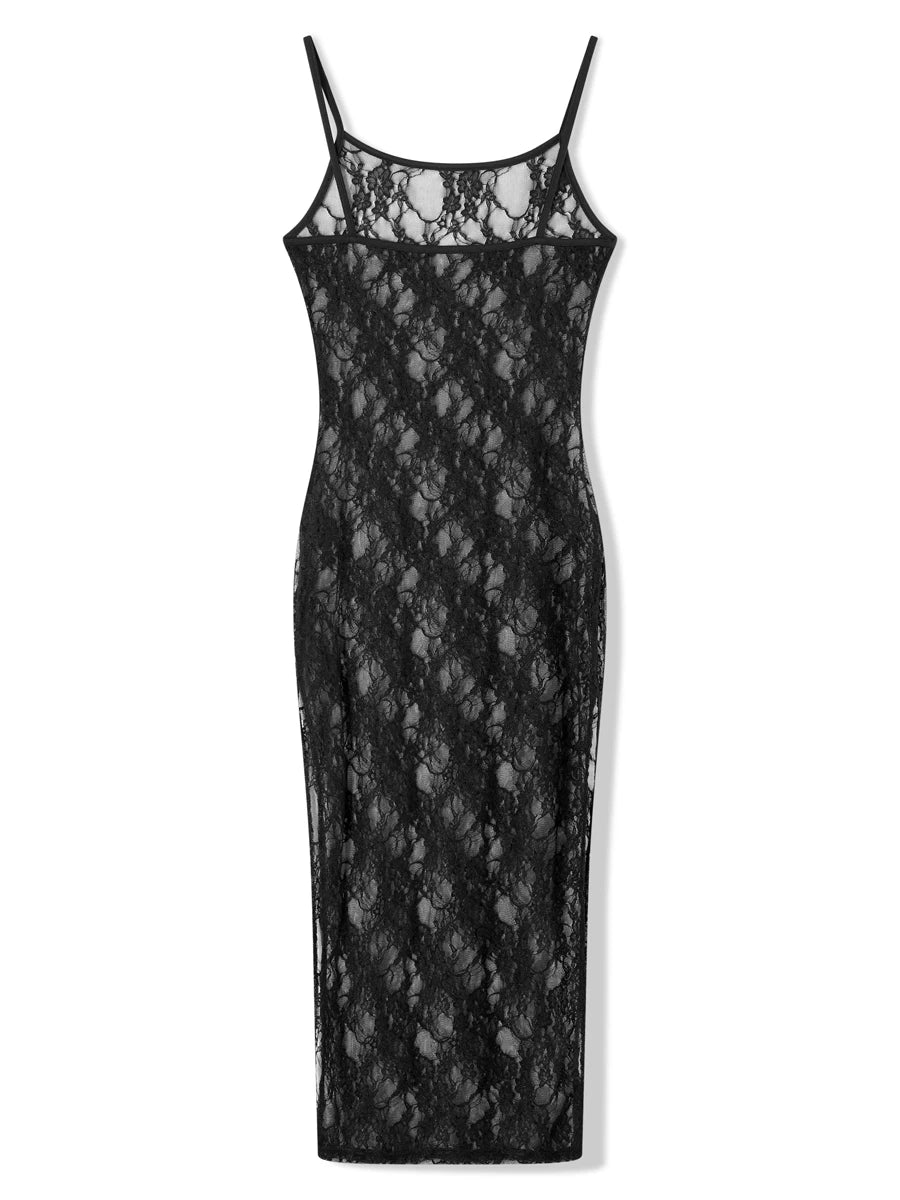 Spaghetti Strap Midi Dress — Swuffy