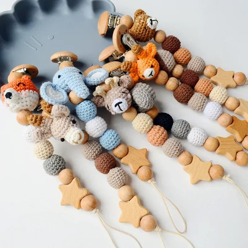 Cartoon Bunny Pacifier Chain Clip — Swuffy