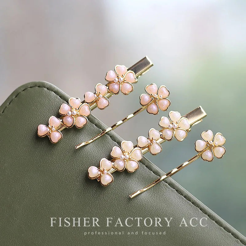 Elegant Vintage Pearl Flowers Hairpins — Swuffy