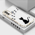 Cat Footprints Plating Phone Case — Swuffy