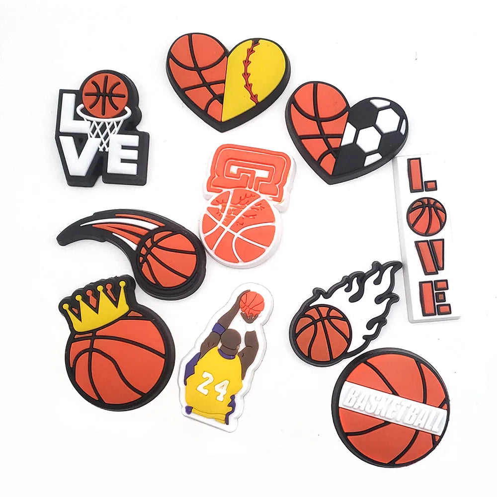 Basketball Shoe Charms Clog Sandals — Swuffy