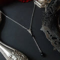Victorian Rosary Crystal Necklace Witchy — Swuffy