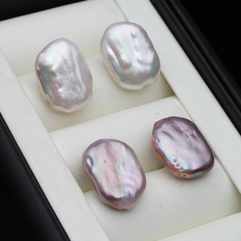 Real Freshwater Earrings Baroque Pearl — Swuffy